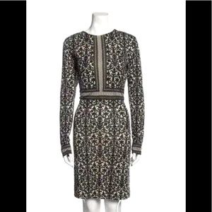 Tory Burch silk long sleeved dress